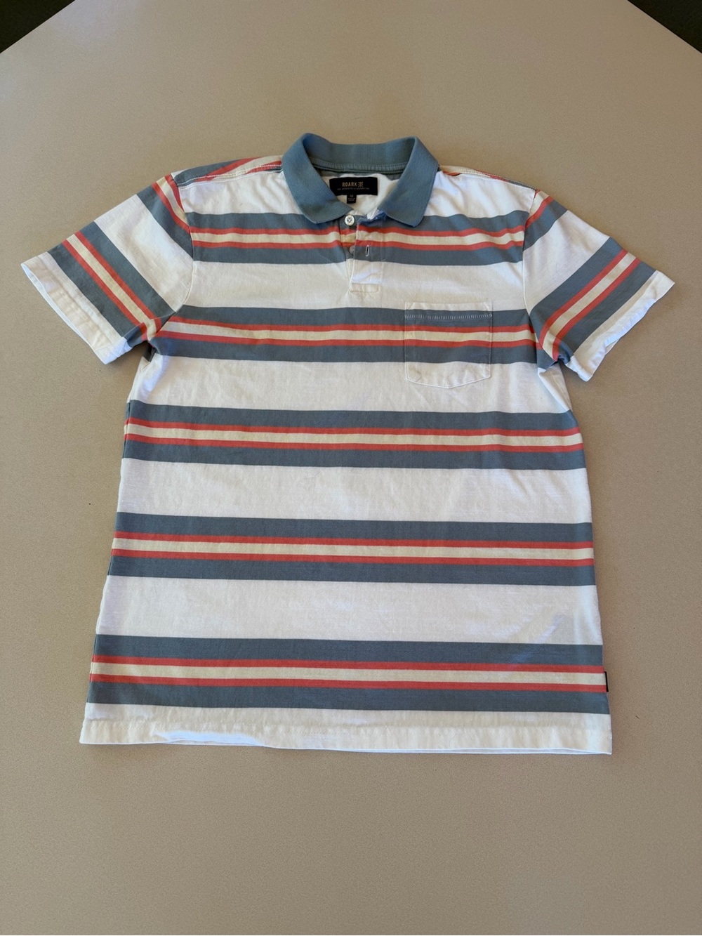 Roark Men's Striped Polo Shirt